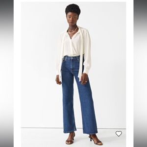 & Other Stories Treasure Cut Jeans